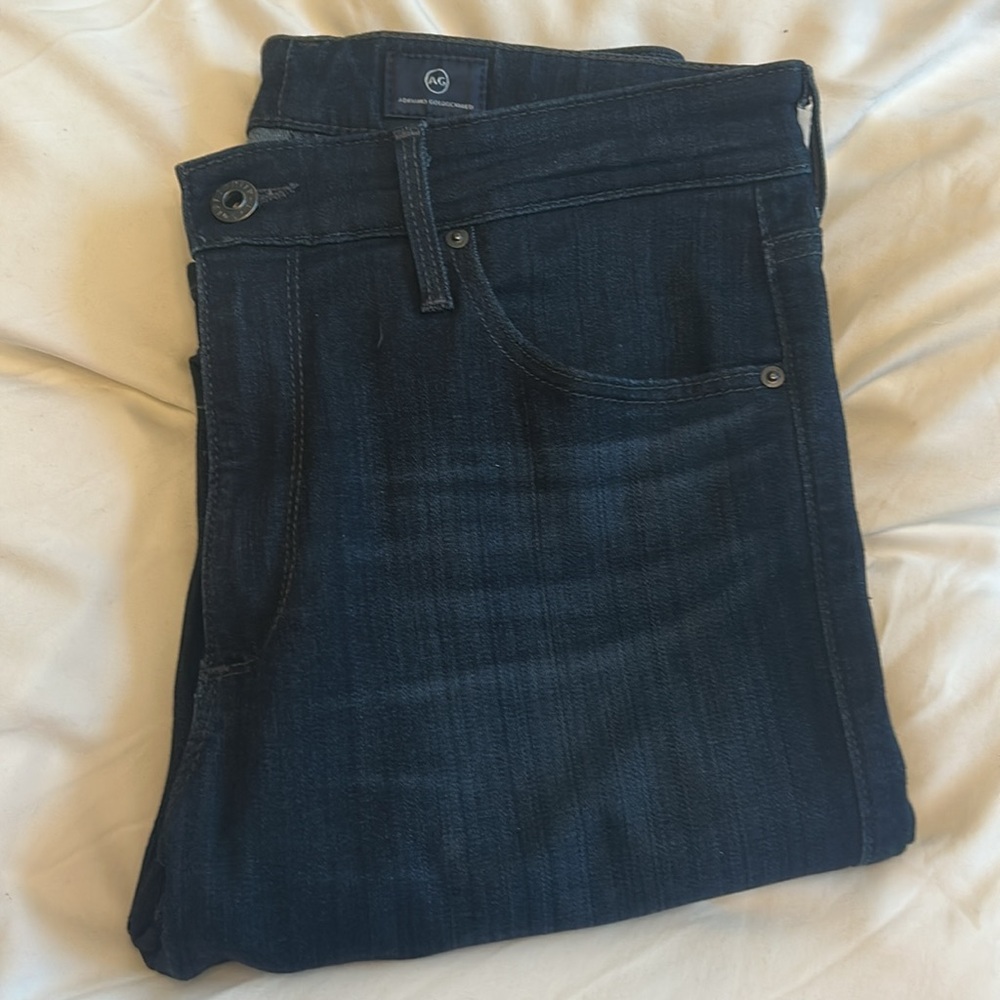 AG Farrah The High Rise Skinny dark blue jeans
